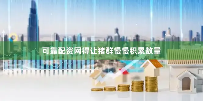 可靠配资网得让猪群慢慢积累数量